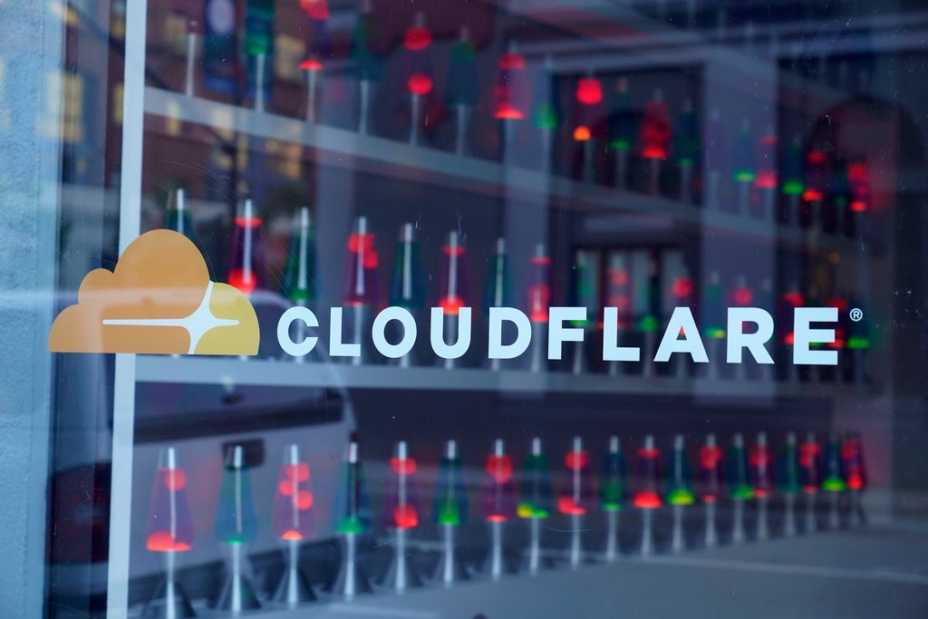 跨國知名的網路CDN服務商Cloudflare。（美聯社）
