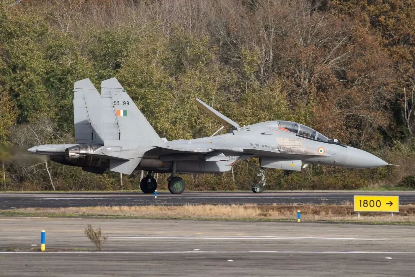 印度現役蘇愷30MKI戰機。（翻攝自印度空軍粉專）