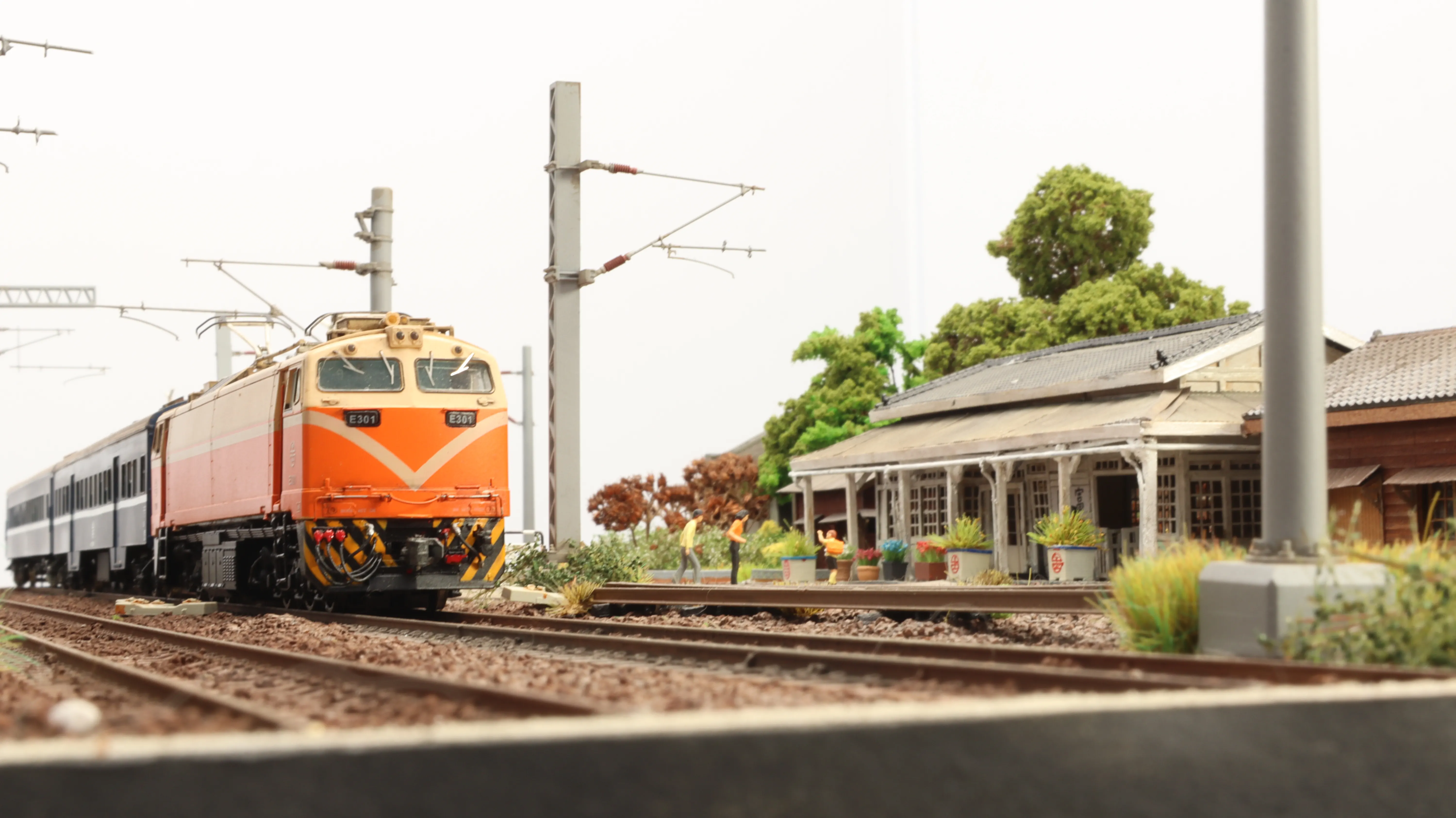 資深模型師徐志綱老師打造鐵道主題展覽。（圖/徐志綱老師提供）