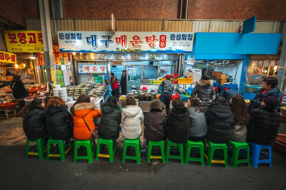 南韓最知名的廣藏市場一景。（翻攝自首爾市政府官網）