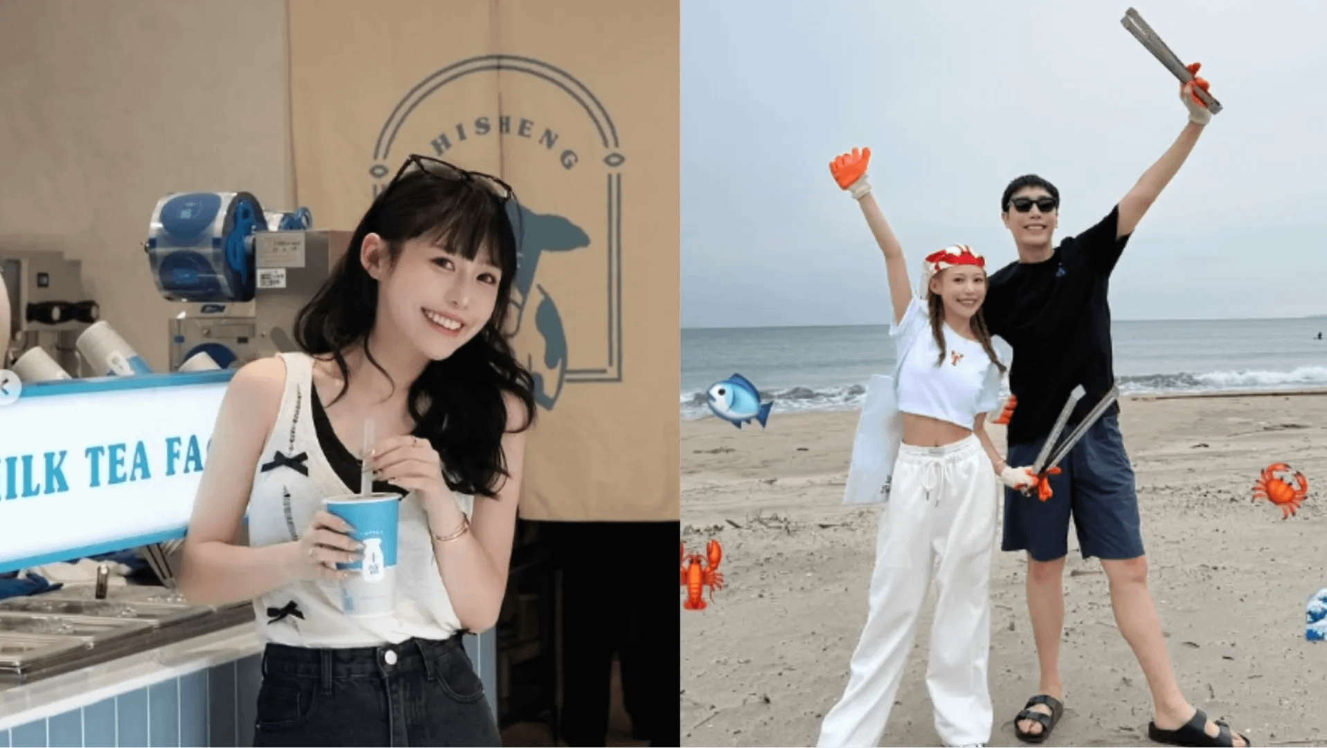 十盛奶茶專賣 SHISHENG。（圖／取自IG@紀卜心）