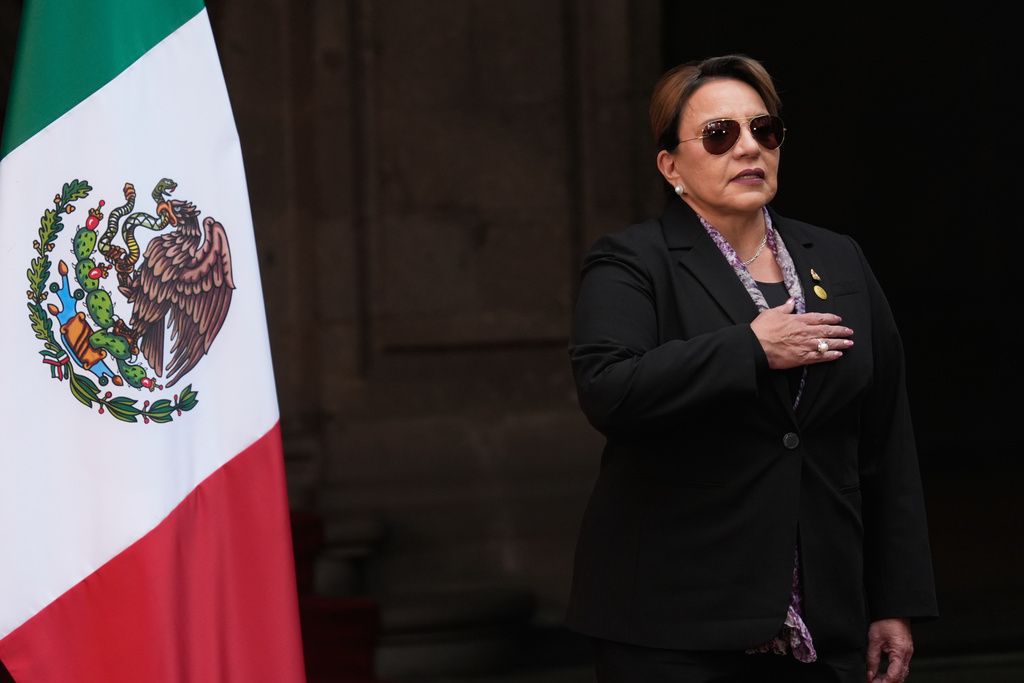 宏都拉斯現任總統卡斯楚（Xiomara Castro）。（美聯社）