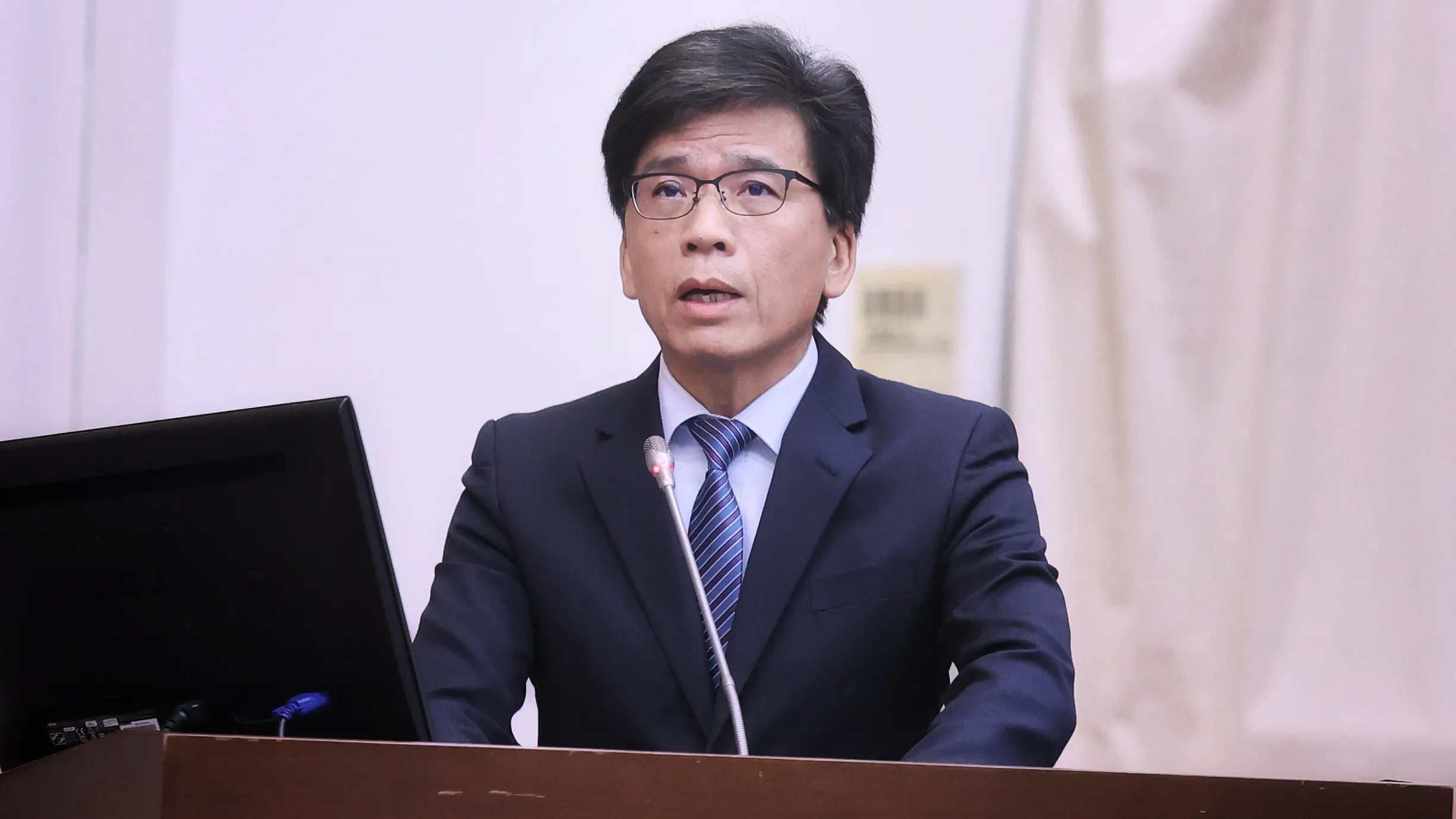 20251203-金管會主委彭金隆3日至立法院備詢。（柯承惠攝）