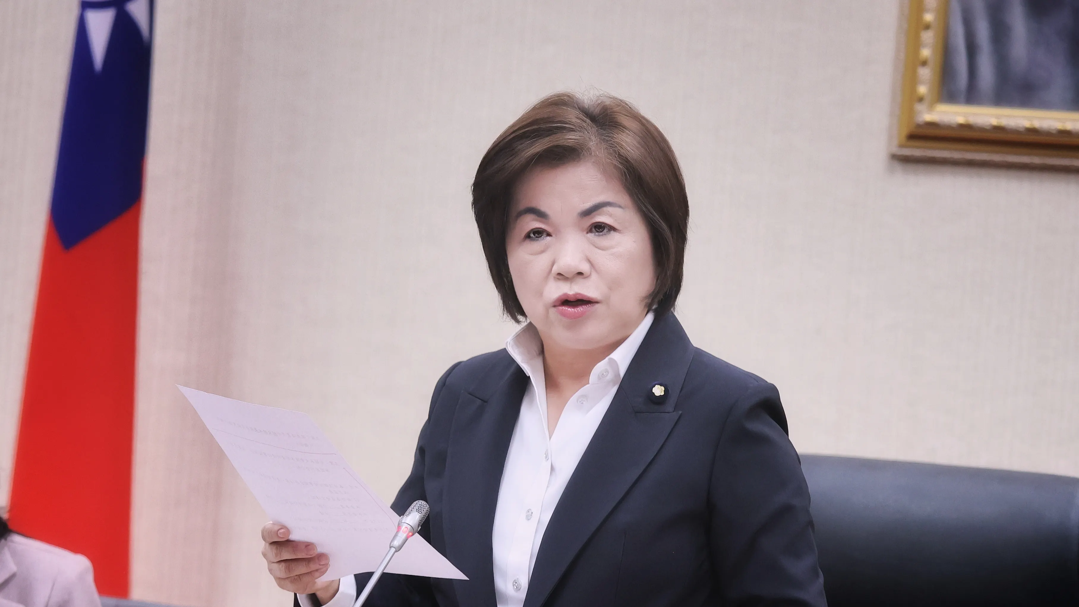 20251203-立委楊瓊瓔3日出席立法院委員會。（柯承惠攝）