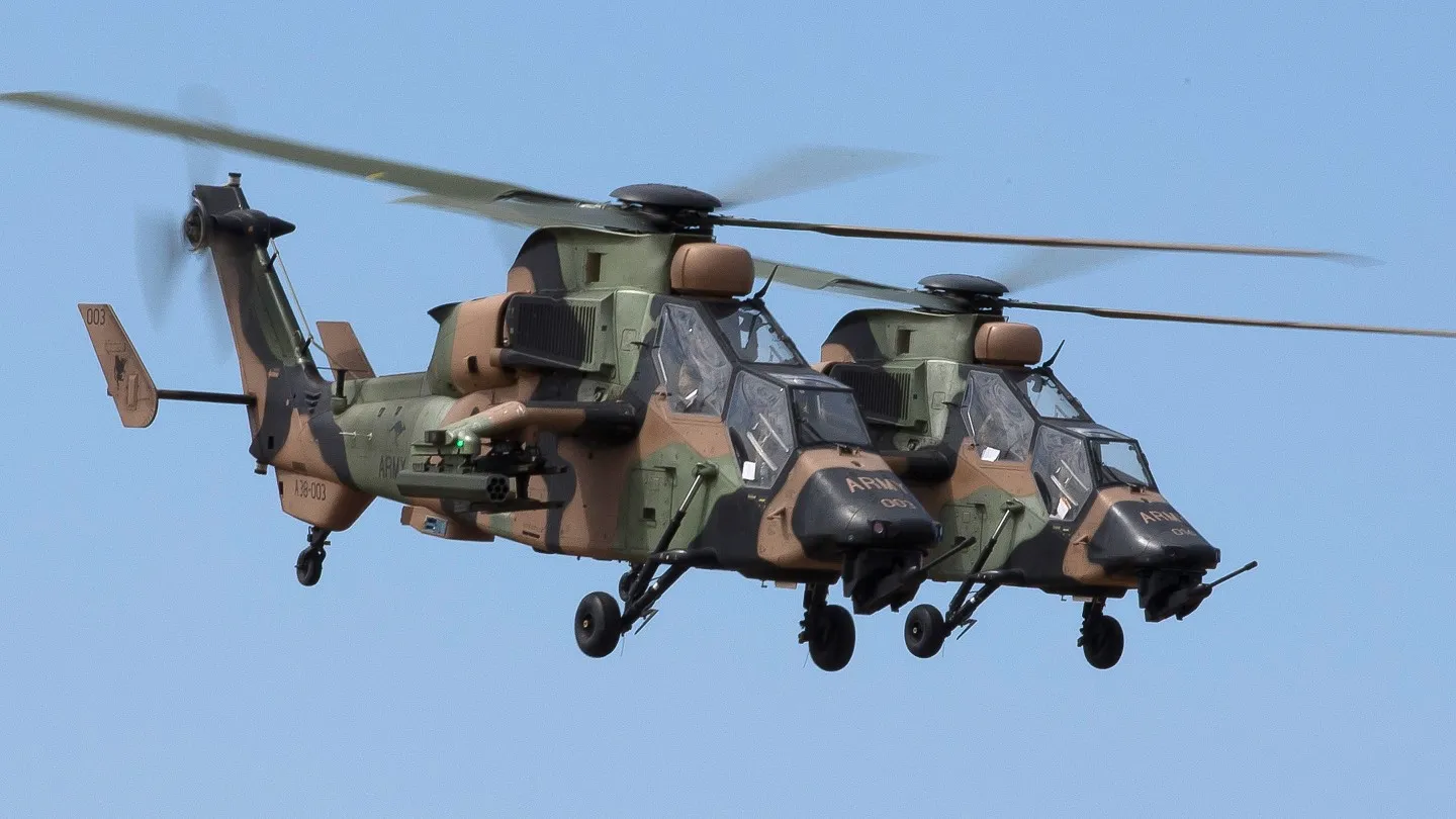 澳洲陸軍現役的「虎式」直升機預計2028年退役，如今很可能成為援助烏克蘭的首批軍武。（翻攝自澳洲陸軍）