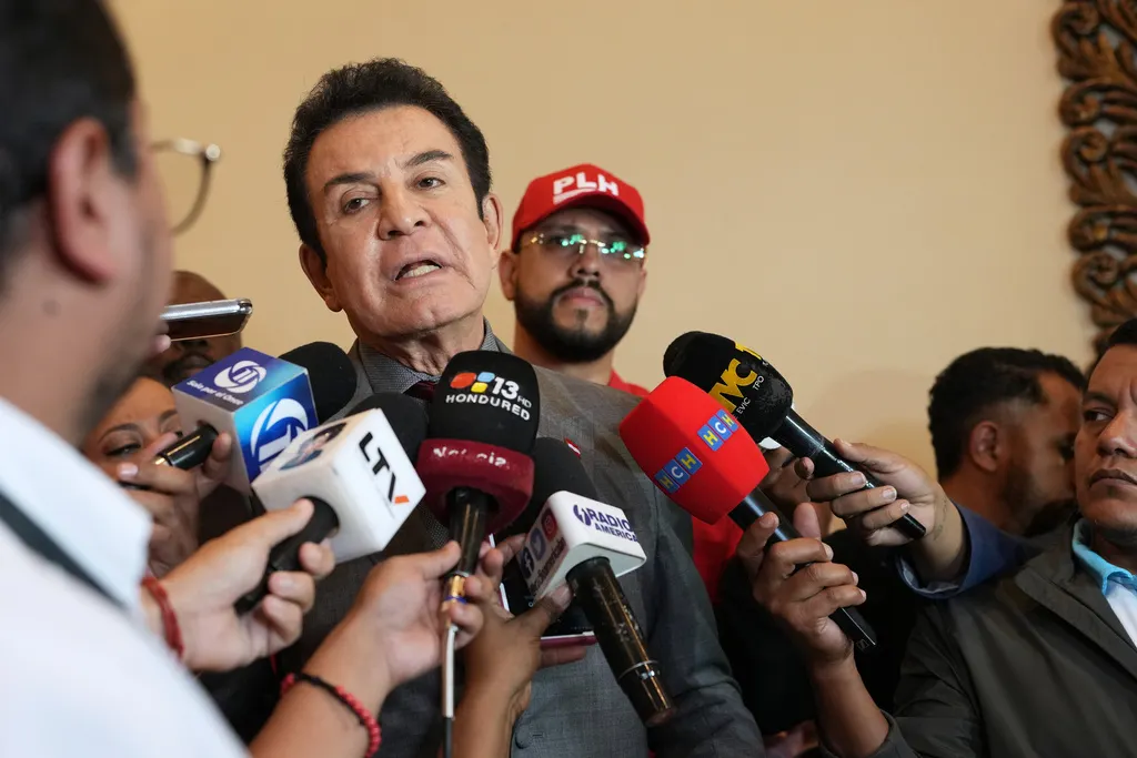 宏都拉斯前副總統納斯拉亞。（美聯社）