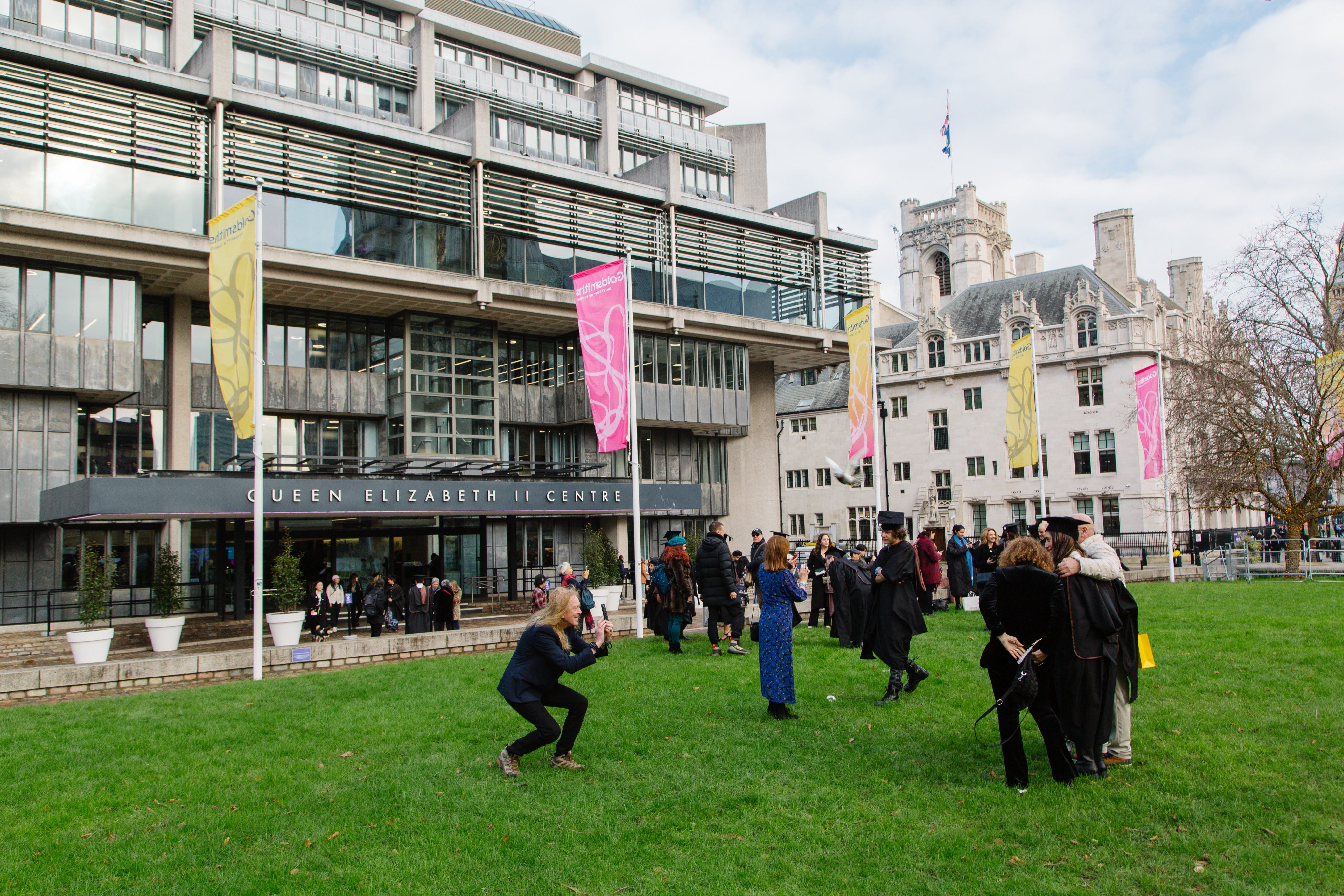 英國倫敦大學金匠學院校園一景。（翻攝自官方粉專）