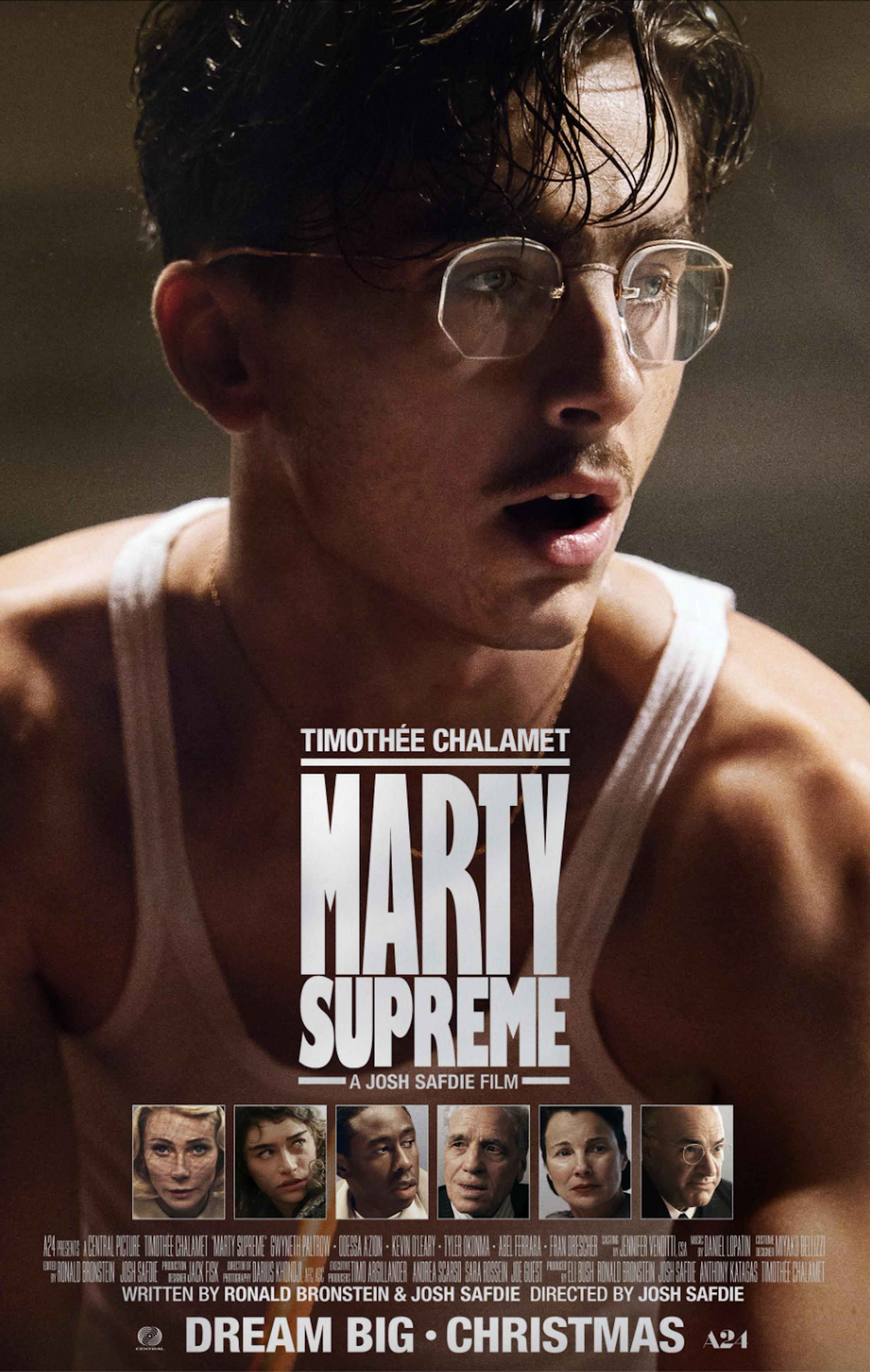 《橫衝直闖》（Marty Supreme）電影海報。