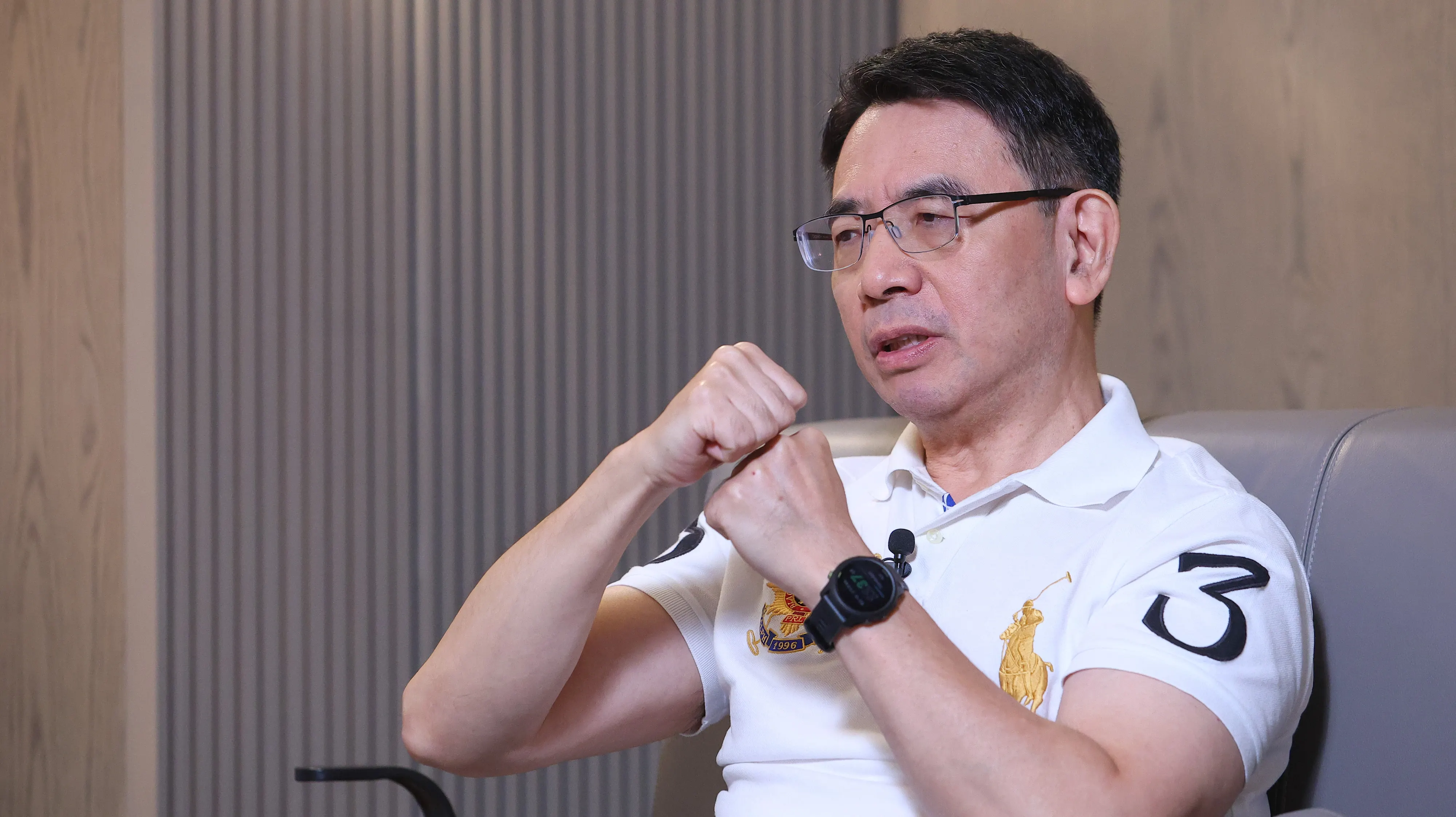 20251210-資深媒體人劉寶傑出席黃暐瀚「下班瀚你聊」節目。（顏麟宇攝）