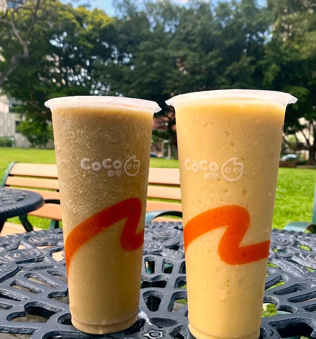 CoCo 都可飲料推薦：綠豆沙、芒果冰沙。（圖／CoCo都可提供）.jpg