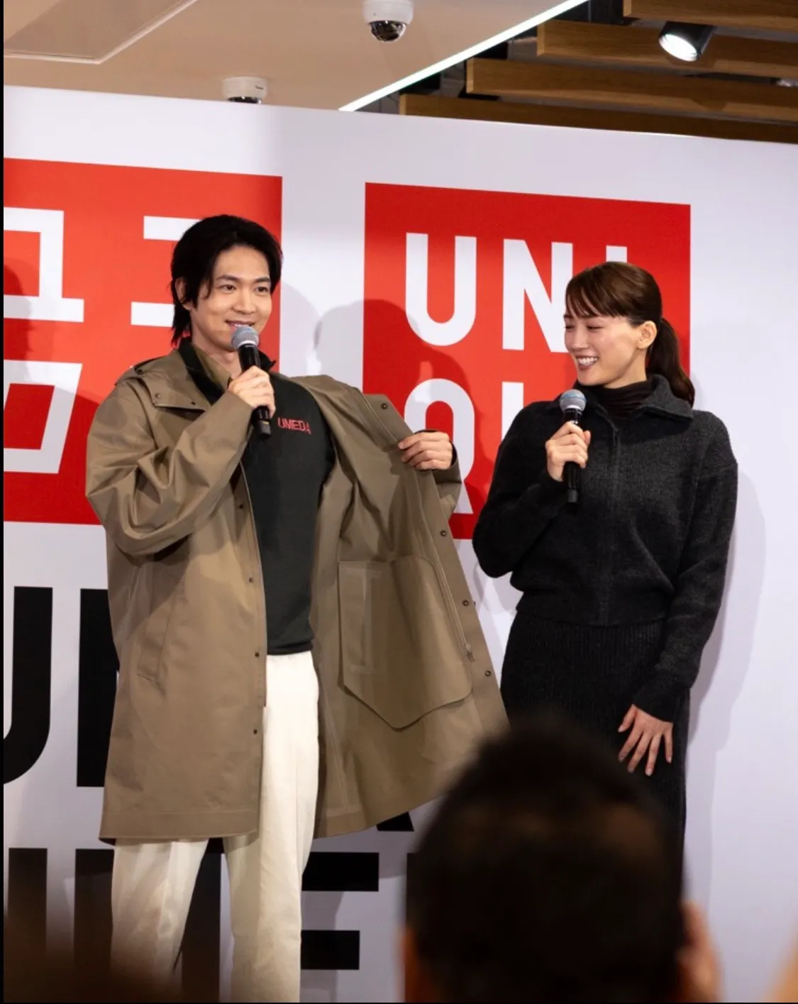 Uniqlo在大阪・梅田的 Umekita（梅北）區 開設全新的全球旗艦店「UNIQLO UMEDA」。（丁勤紜攝）