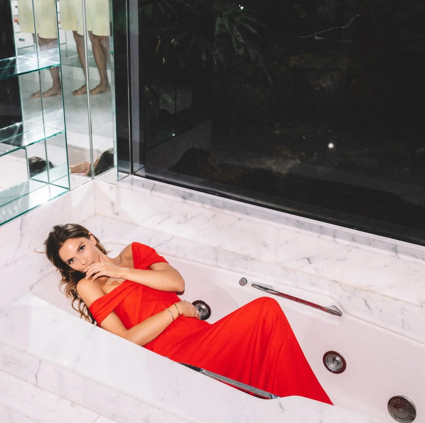 與總統長子小唐納川普訂婚的佛州名媛安德森。（翻攝自個人IG粉專）