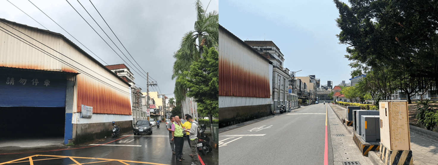 纜線下地創造碧落無線。（圖/高雄市政府工務局）