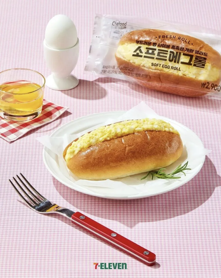 韓國超商必吃美食：蛋沙拉堡（圖／取自IG@7elevenkorea）