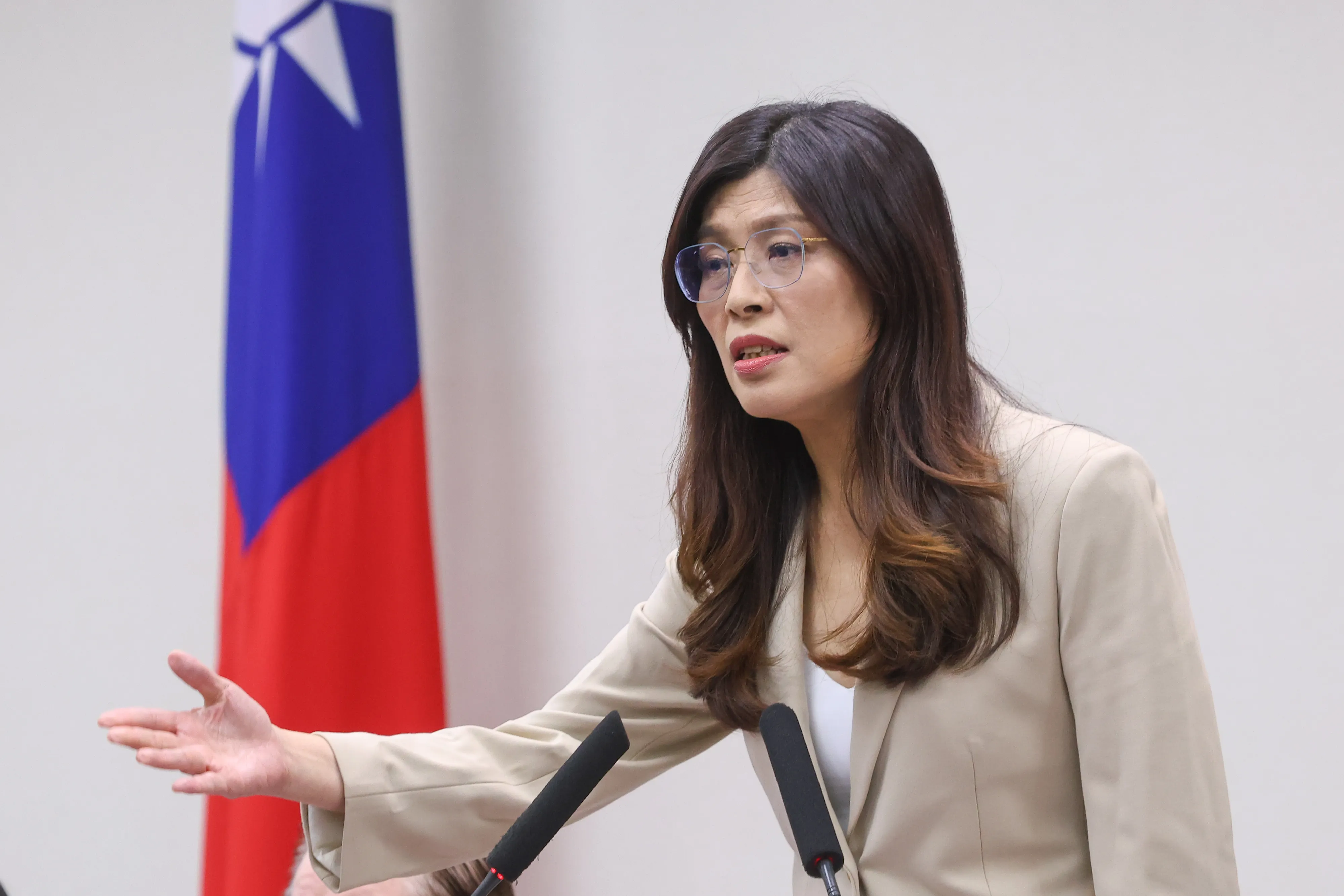 20251217-國民黨主席鄭麗文17日於中常會發表談話。（顏麟宇攝）