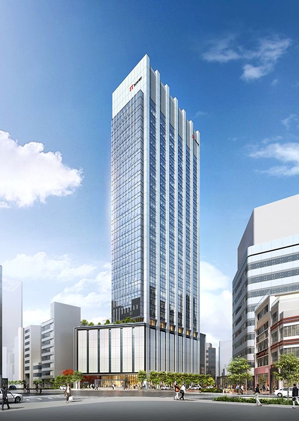 池袋駅直結の旧マルイ跡地に2026年3月14日開業する「IT tower TOKYO」は、ビックカメラやエリア初出店の6店舗が集結し、オフィスと商業が融合した西口の新たなランドマークとなる。IT tower TOKYO