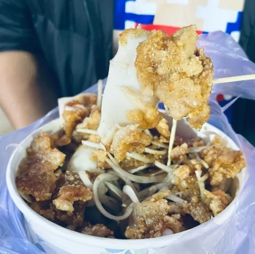 虎尾夜市美食推薦｜統大碳烤香雞排（圖／IG @jodie.eatpl8）
