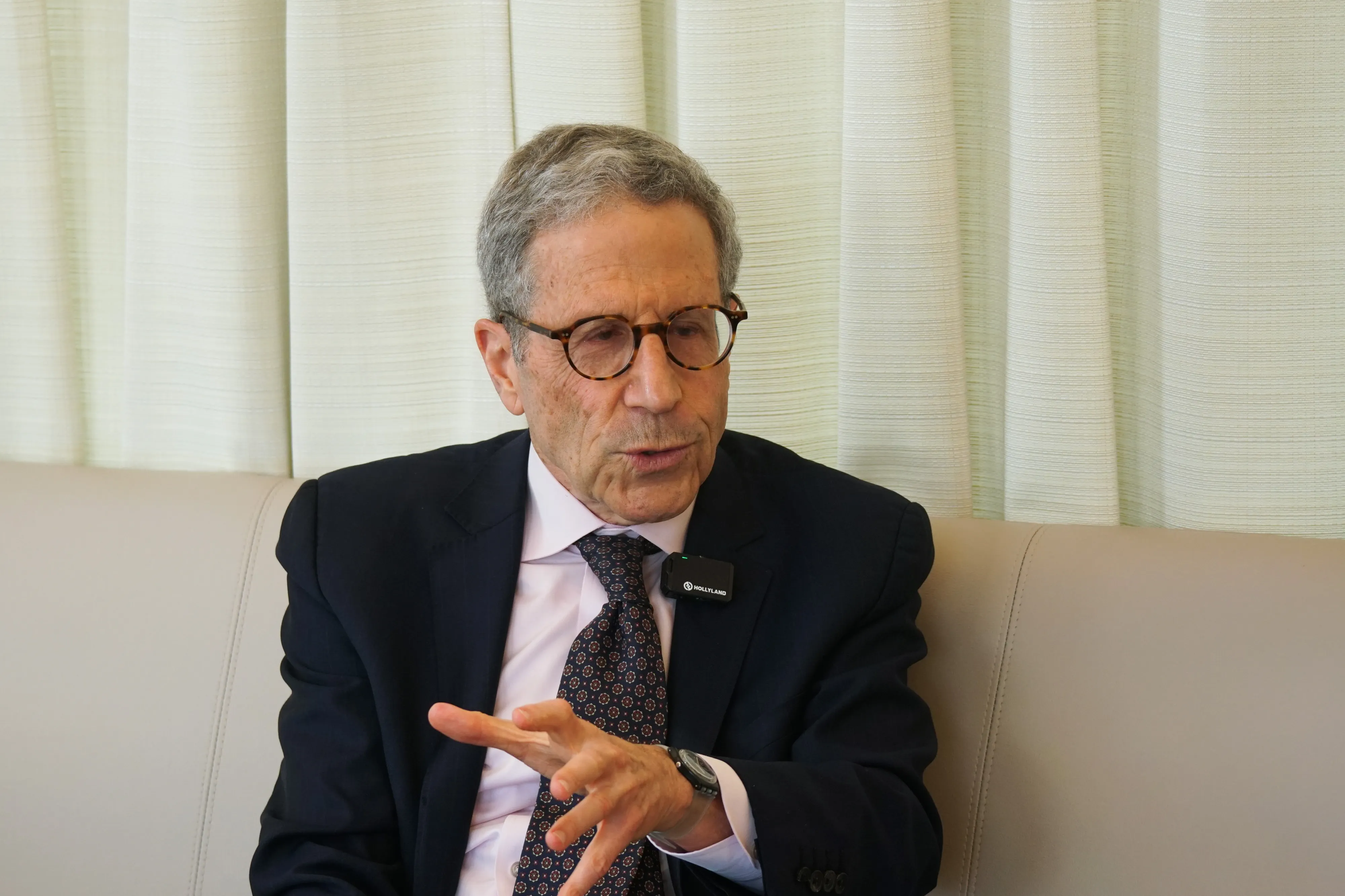 20251215-諾貝爾經濟獎得主Eric Maskin專訪。（蔡親傑攝）