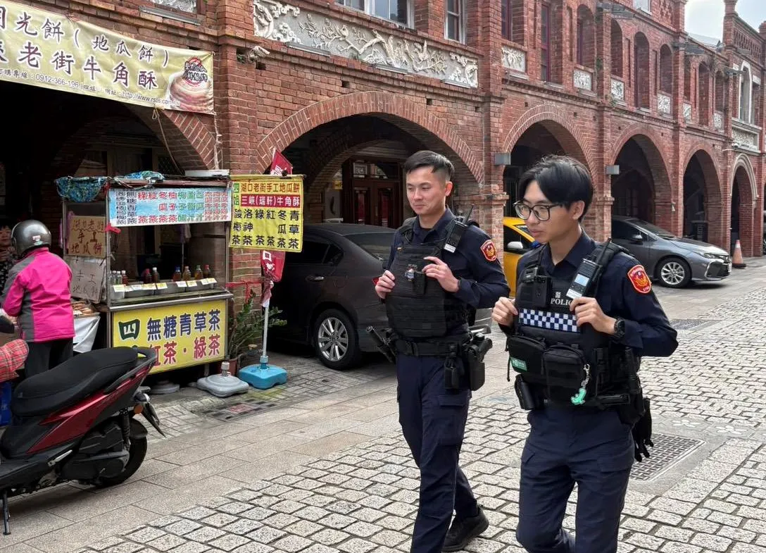 竹縣警方針對熱門景點、遊樂區加強巡守，強化假日警力。（圖／新竹縣政府提供）