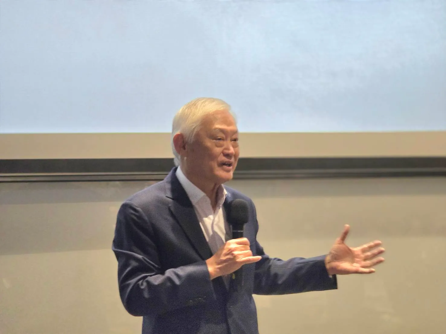 研華科技共同創辦人暨台企再造基金投審會召集人何春盛。（魏鑫陽攝）