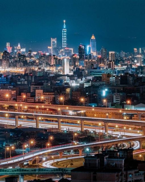 新北夜景推薦｜水碓景觀公園停車場（圖／取自IG@tw.luoyin）