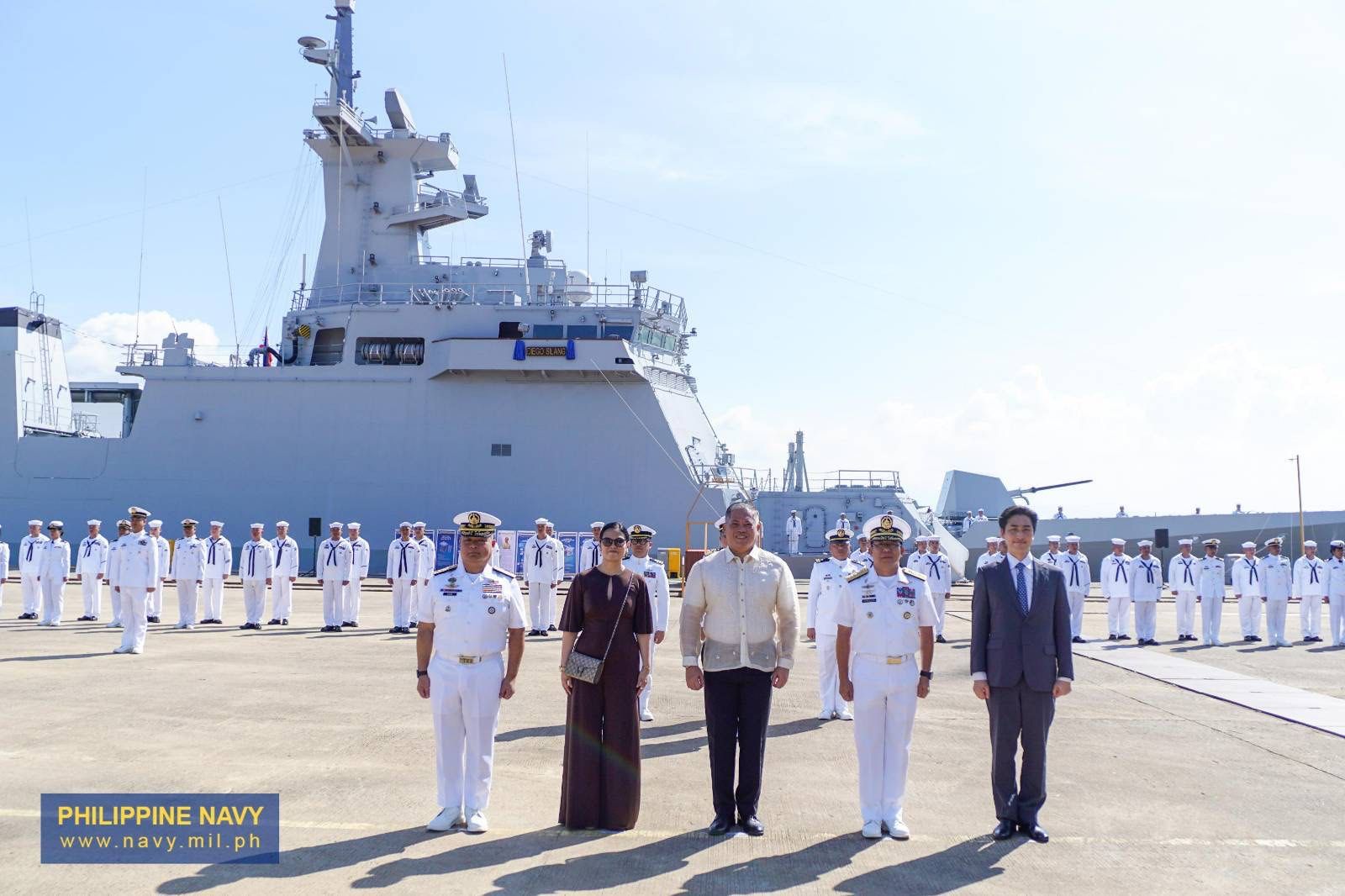 由現代重工製造、菲律賓最新巡防艦BRP Diego Silang編列服役。（翻攝自菲國海軍）