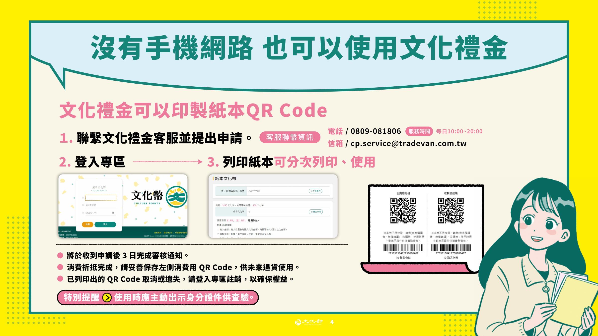 沒手機網路怎麼領取文化幣？（圖／取自文化部官網）