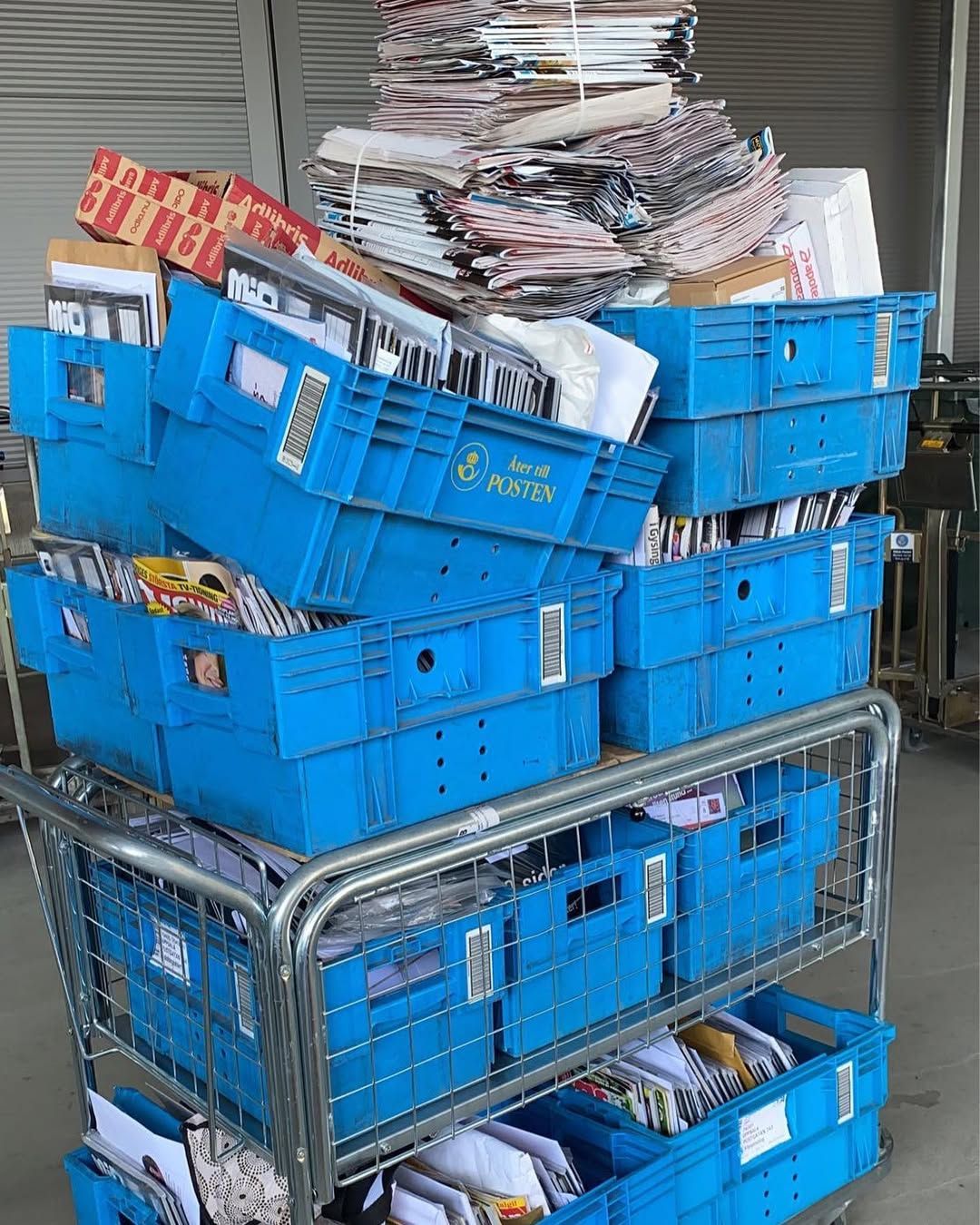 丹麥郵政從12月30日起，終止投遞紙本信件的服務。（翻攝自PostNord粉專）