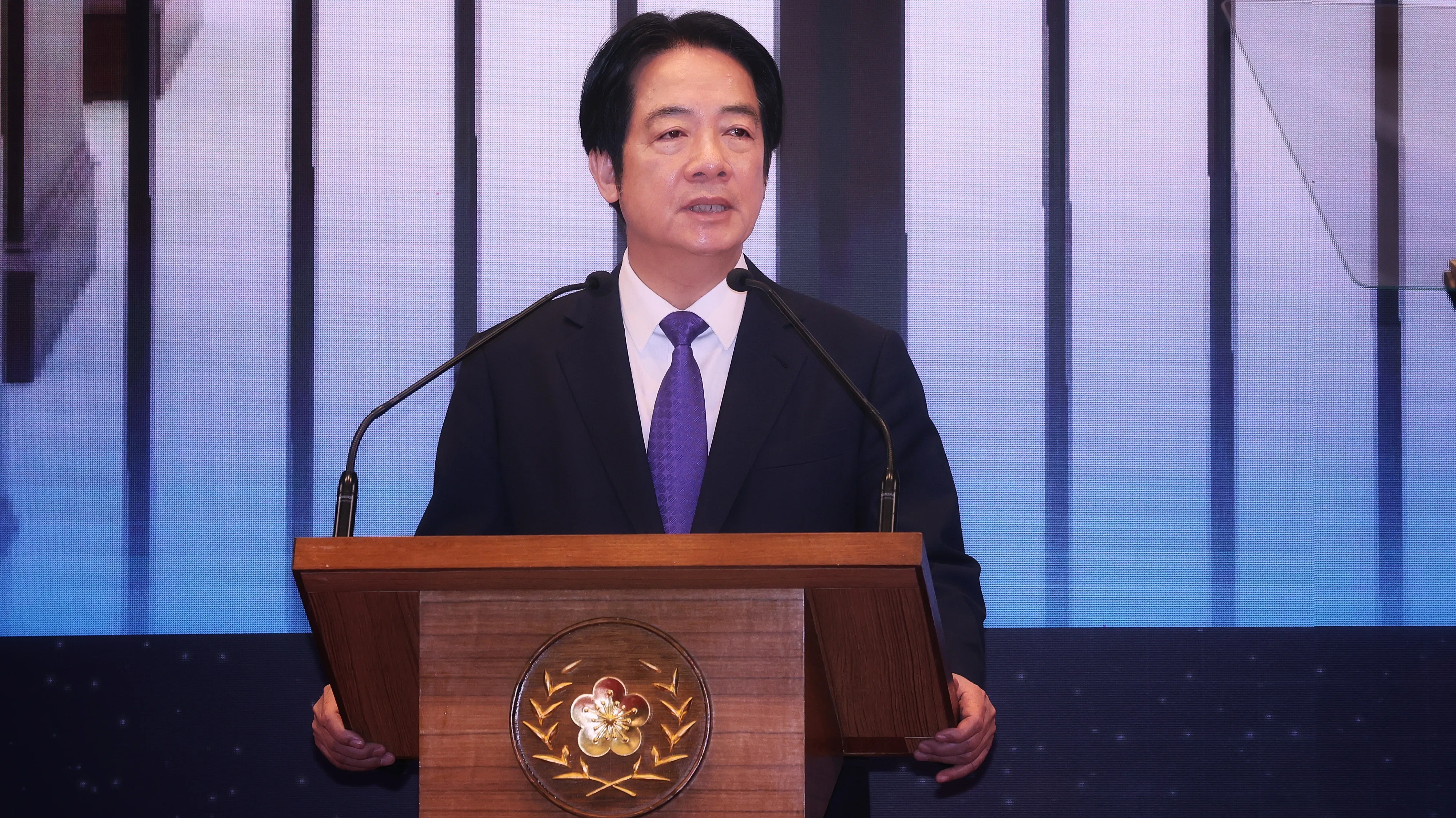 20260101-總統賴清德1日發表「2026新年談話」。（柯承惠攝）