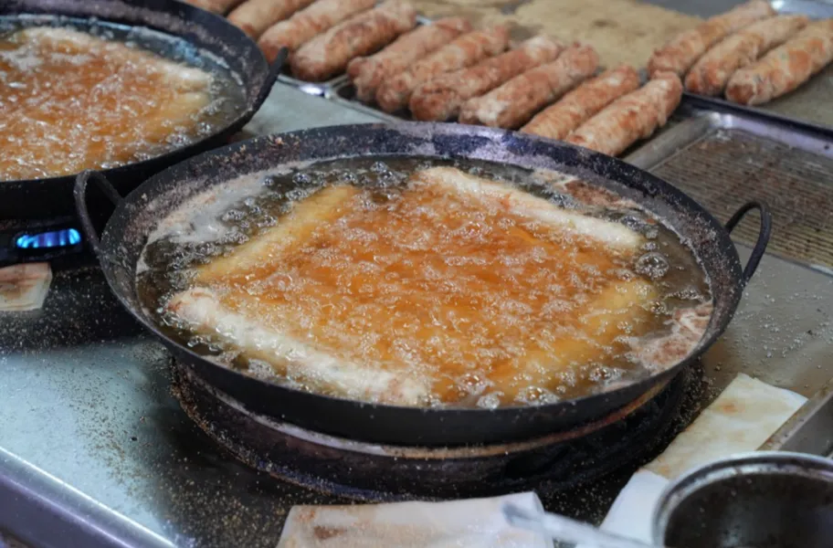 嘉義美食推薦：阿富網絲肉捲。（圖／輕旅行提供）