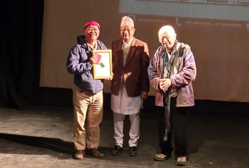 亞洲民眾戲劇 35周年 加德滿都。（作者提供）