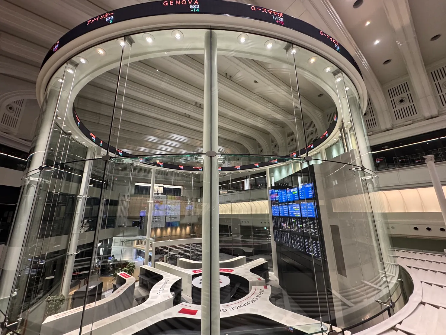 20260104-日本首相高市早苗的政治逆襲仍在持續。圖為東京證交所。（黃信維攝）