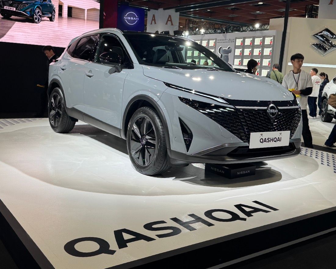 全新Qashqai首度登台亮相，被視為關鍵戰略車款。（劉芯衣攝）