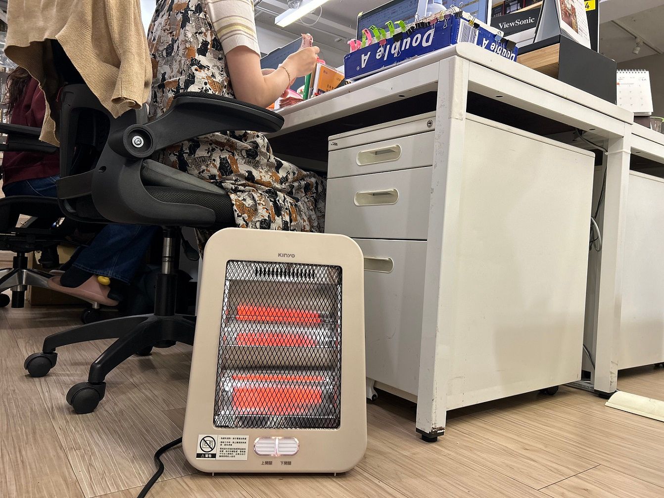 電暖器可作為短時間升溫輔助，非全天候使用（圖／486先生提供）