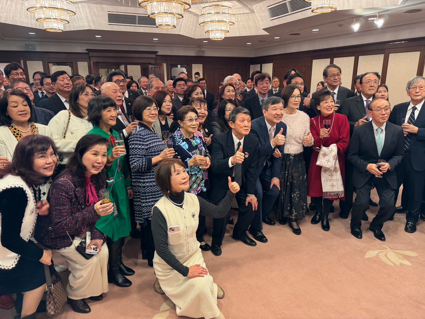 20260106-駐日代表處6日舉辦新年餐會。(黃信維攝)