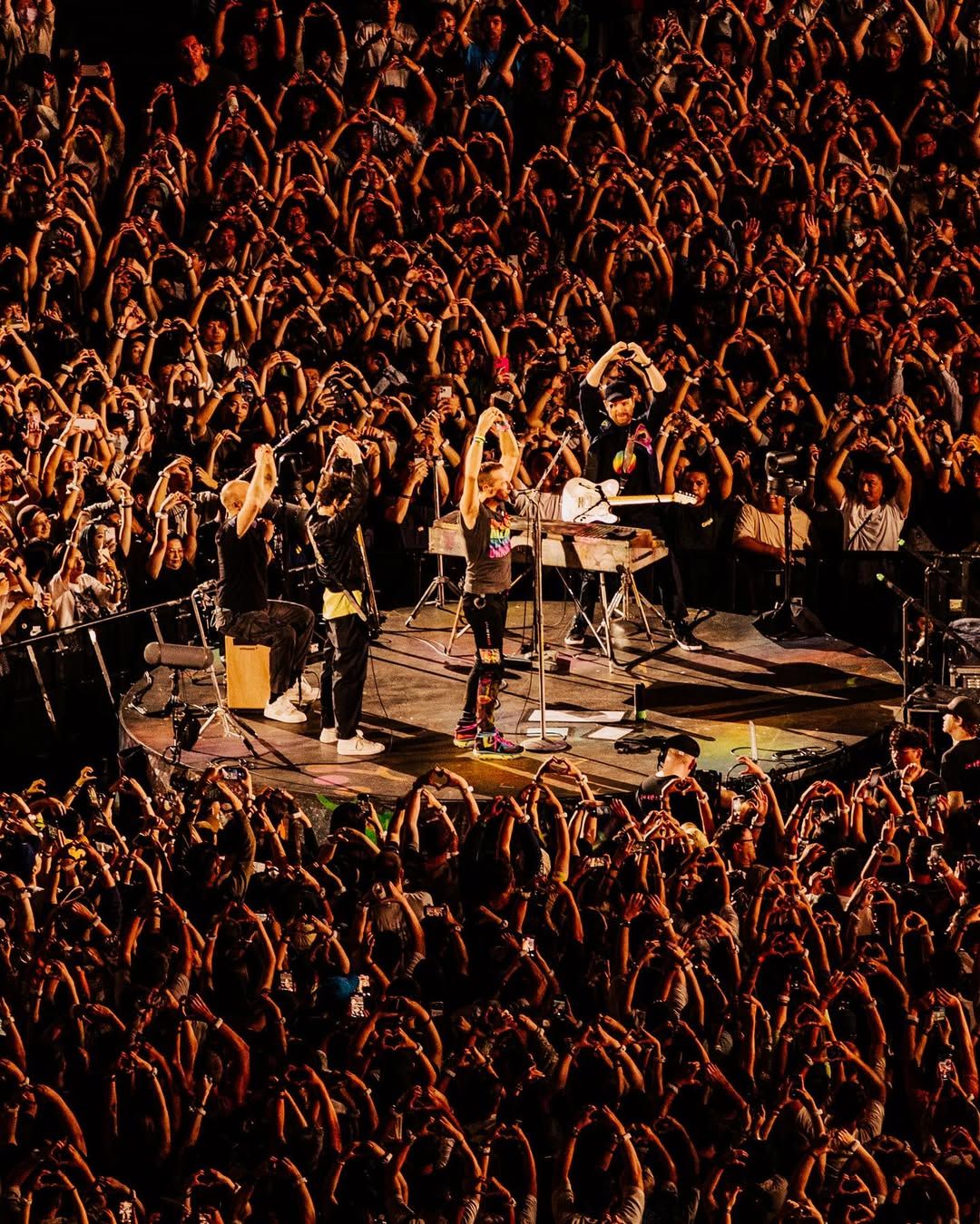 Coldplay演唱會。（取自Coldplay臉書粉絲專頁）