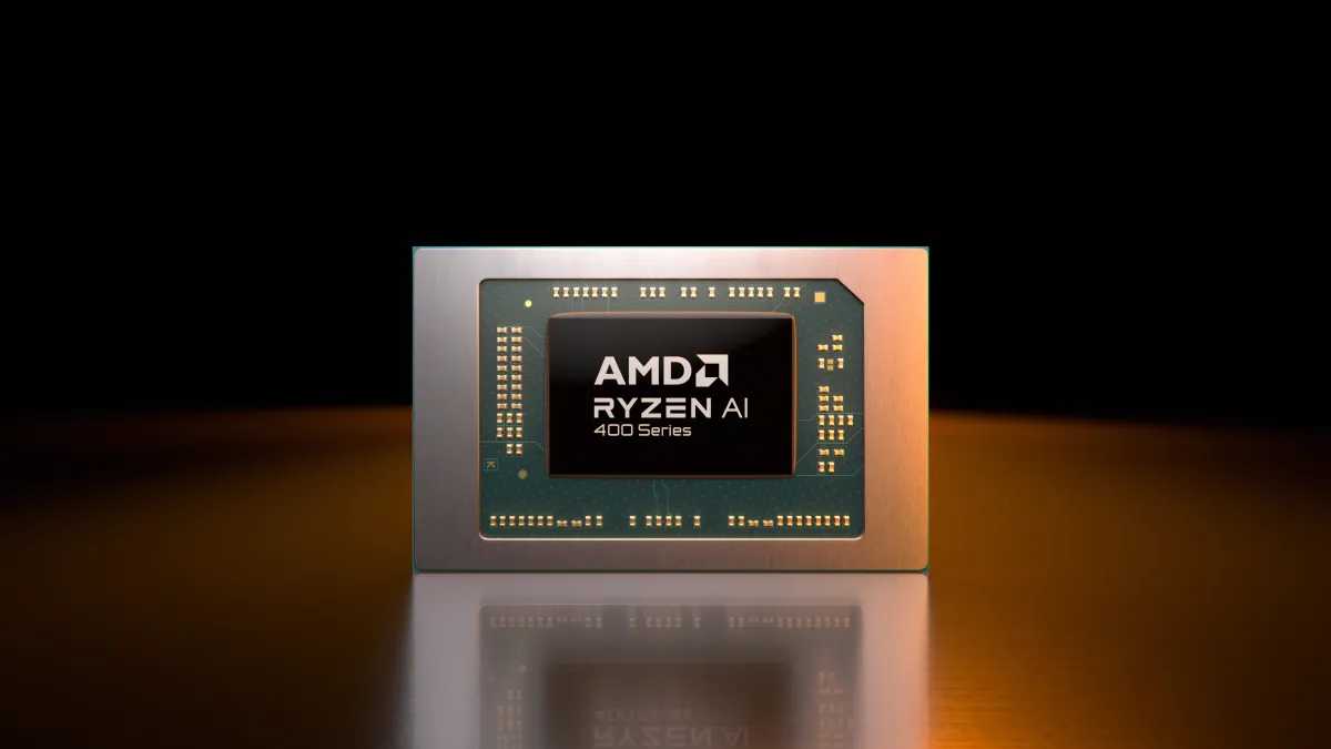 20260108-AMD推出全新Ryzen AI 400系列處理器，為Copilot+ PC提供高達60 NPU TOPS的運算效能。（AMD提供）