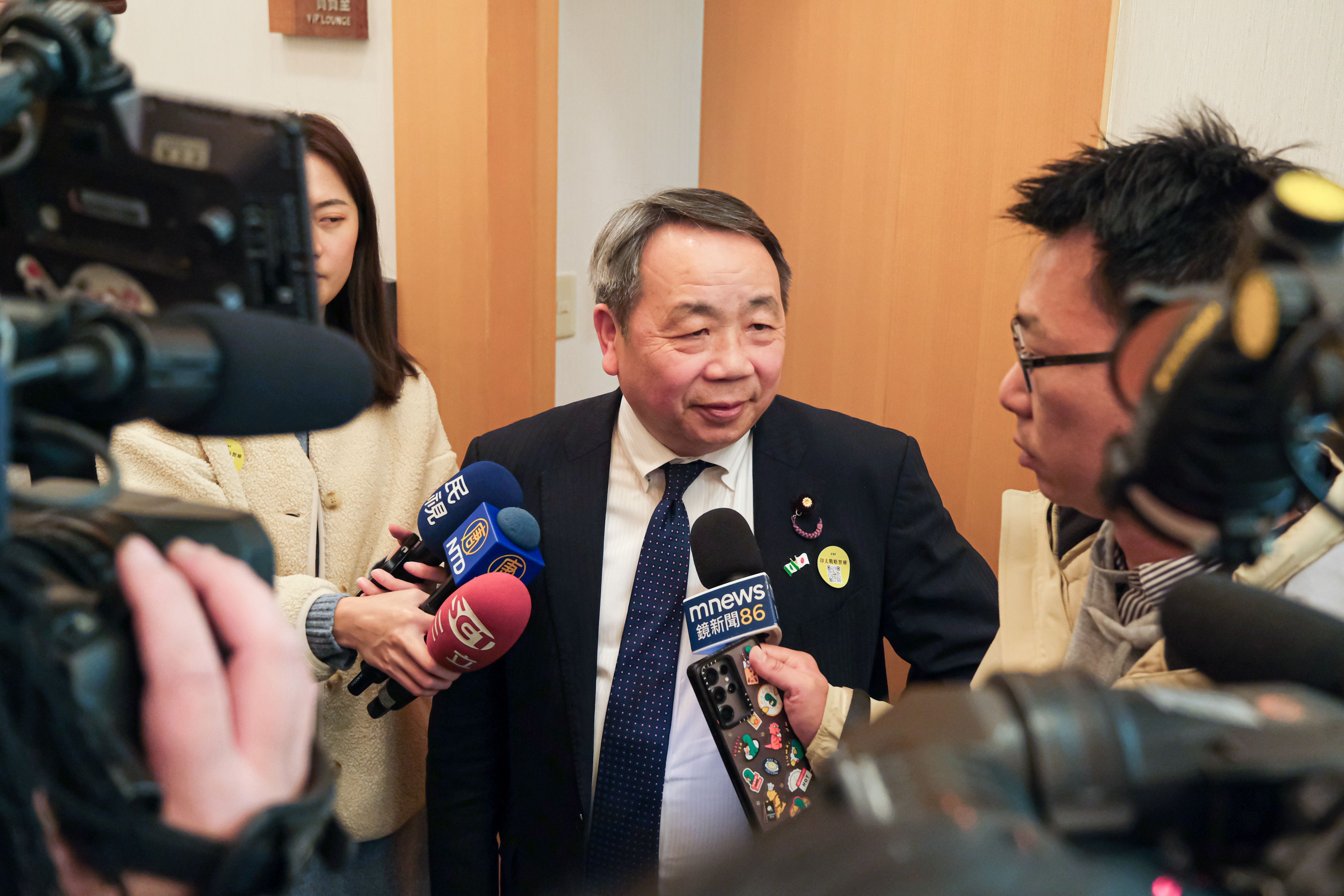 20260109-印太戰略智庫「應該如何與中國打交道?」研討會9日於張榮發基金會舉辦,圖為日本參議院議員石平(中)。(劉偉宏攝)