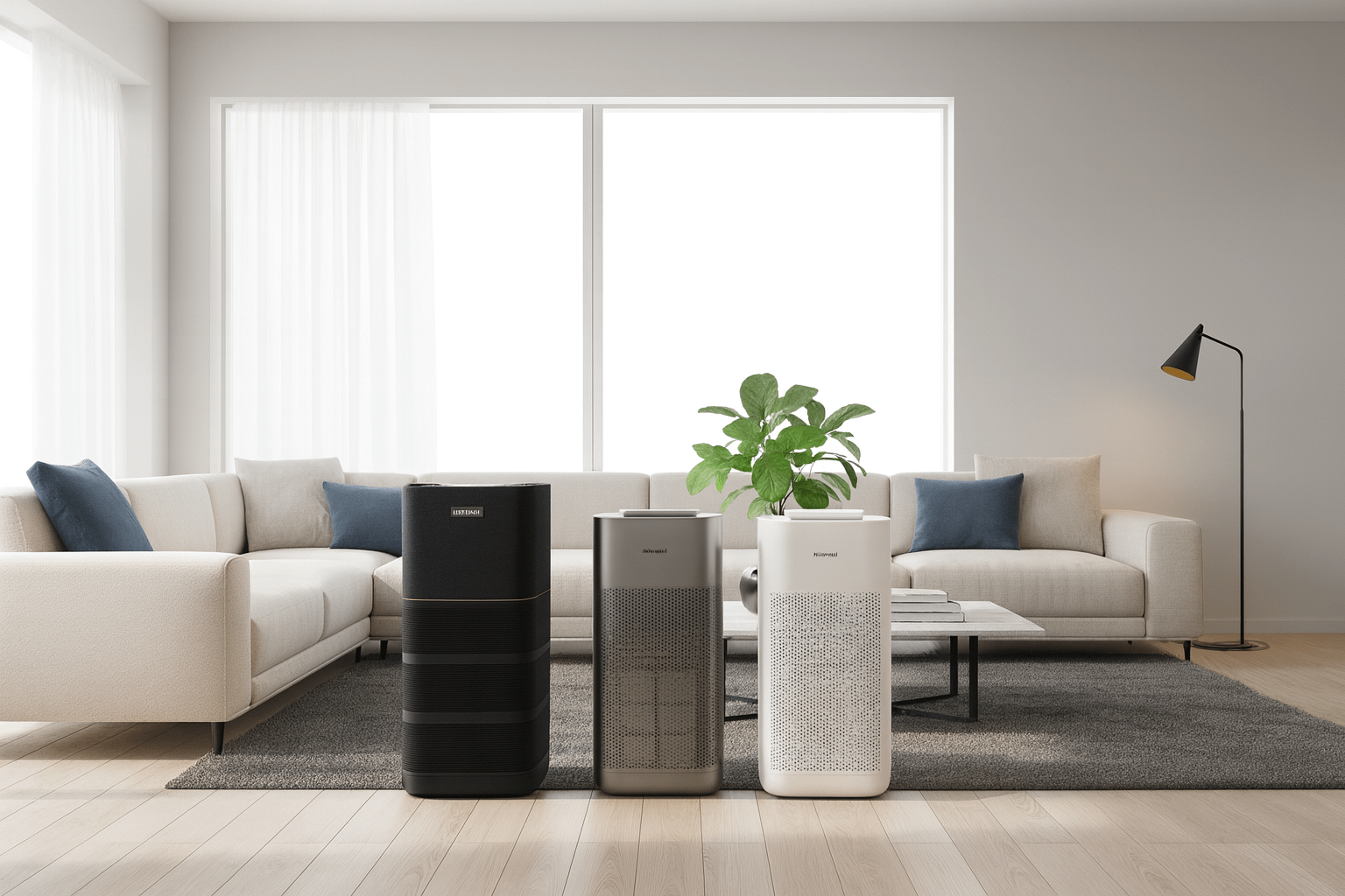 Honeywell 航太級系列太空機全系列功能一致，依適用空間大小區分三款機型，滿足不同居家與商用環境需求。