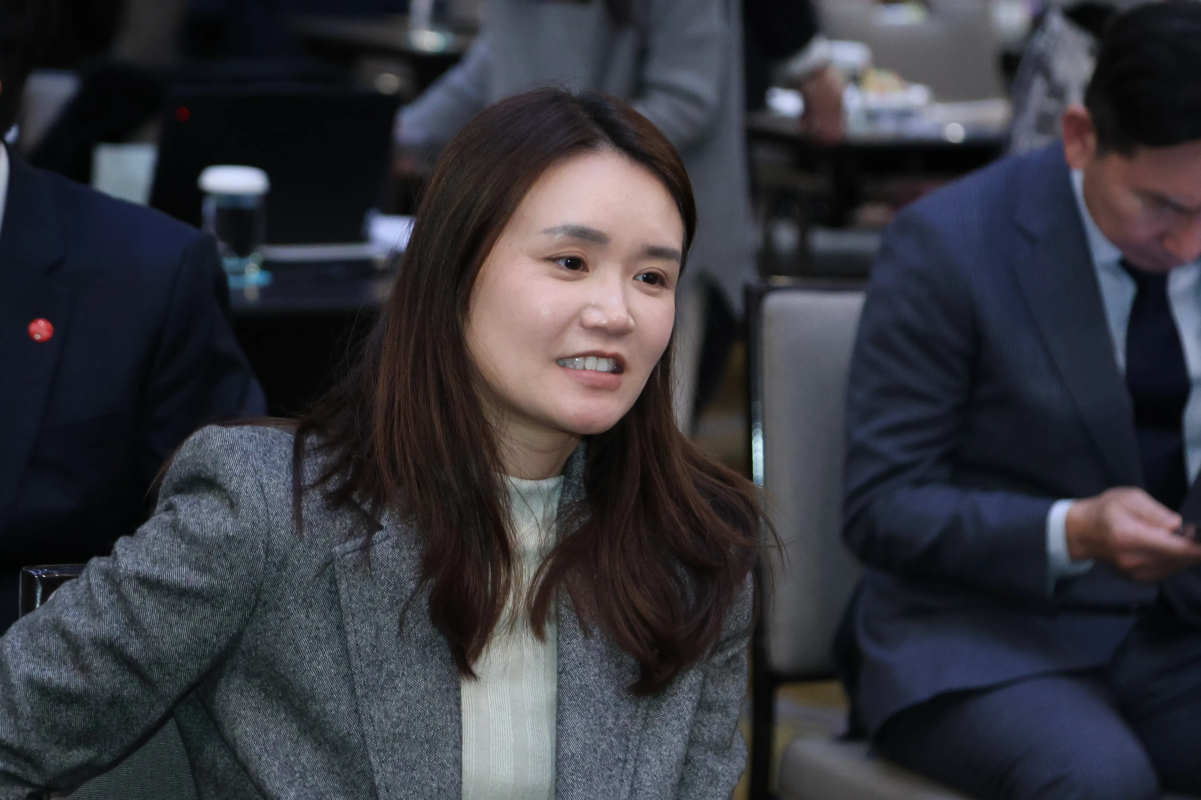 20260114-中國信託《2026臺灣超高資產客群財富洞察報告》發布記者會，BCG董事總經理暨合夥人翁詩涵。（陳品佑攝）