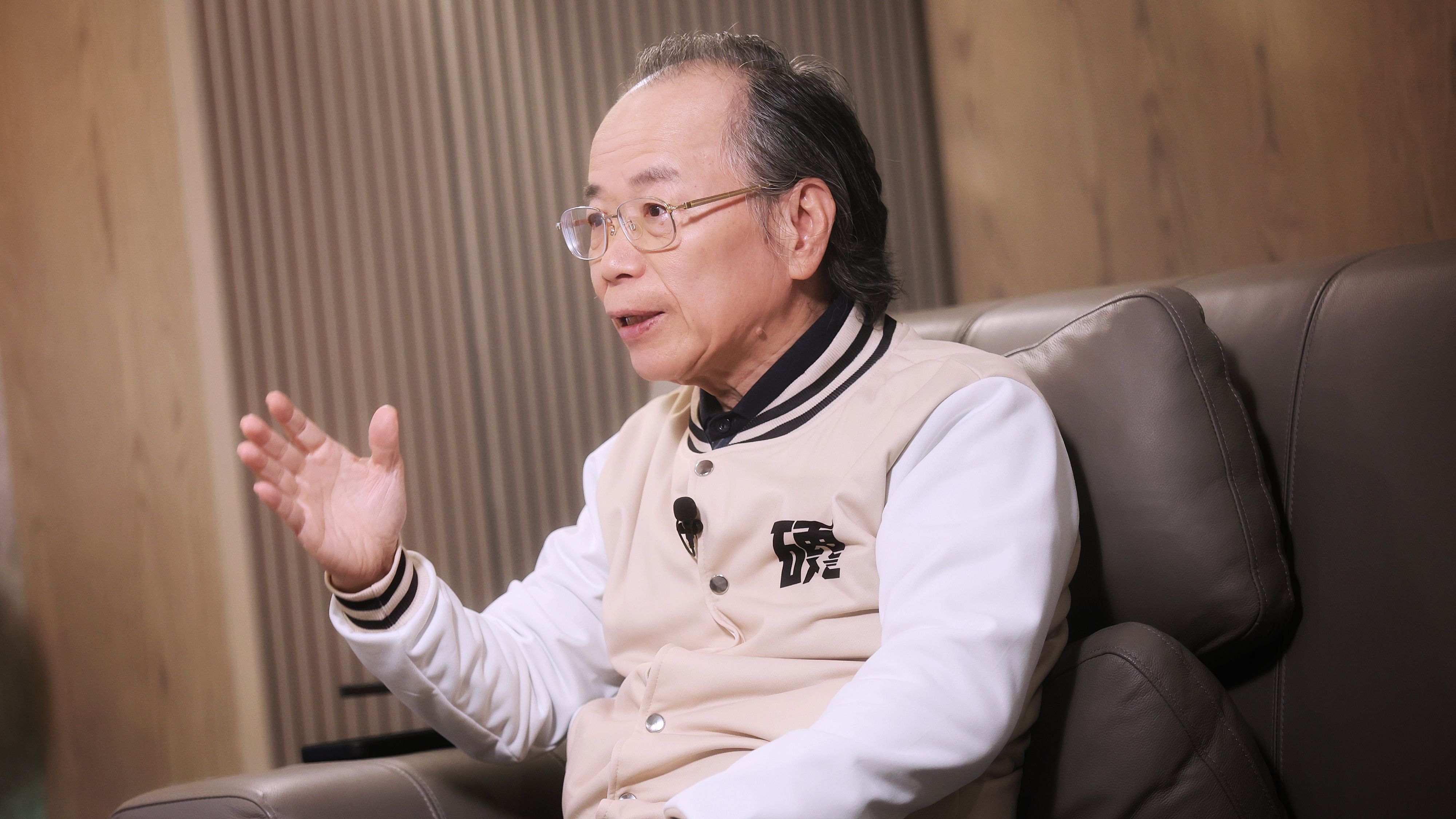 20260114-前行政院政務委員張景森（見圖）14日與風傳媒「下班瀚你聊」節目主持人黃暐瀚對談。（柯承惠攝）