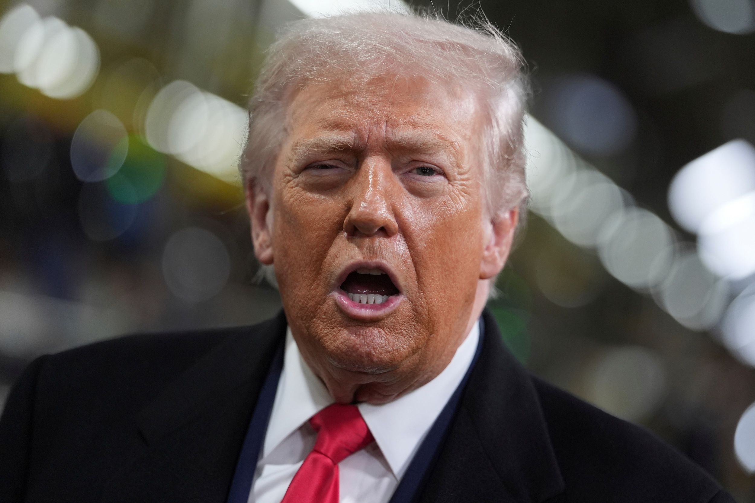 2026年1月13日，美國總統川普。（美聯社）