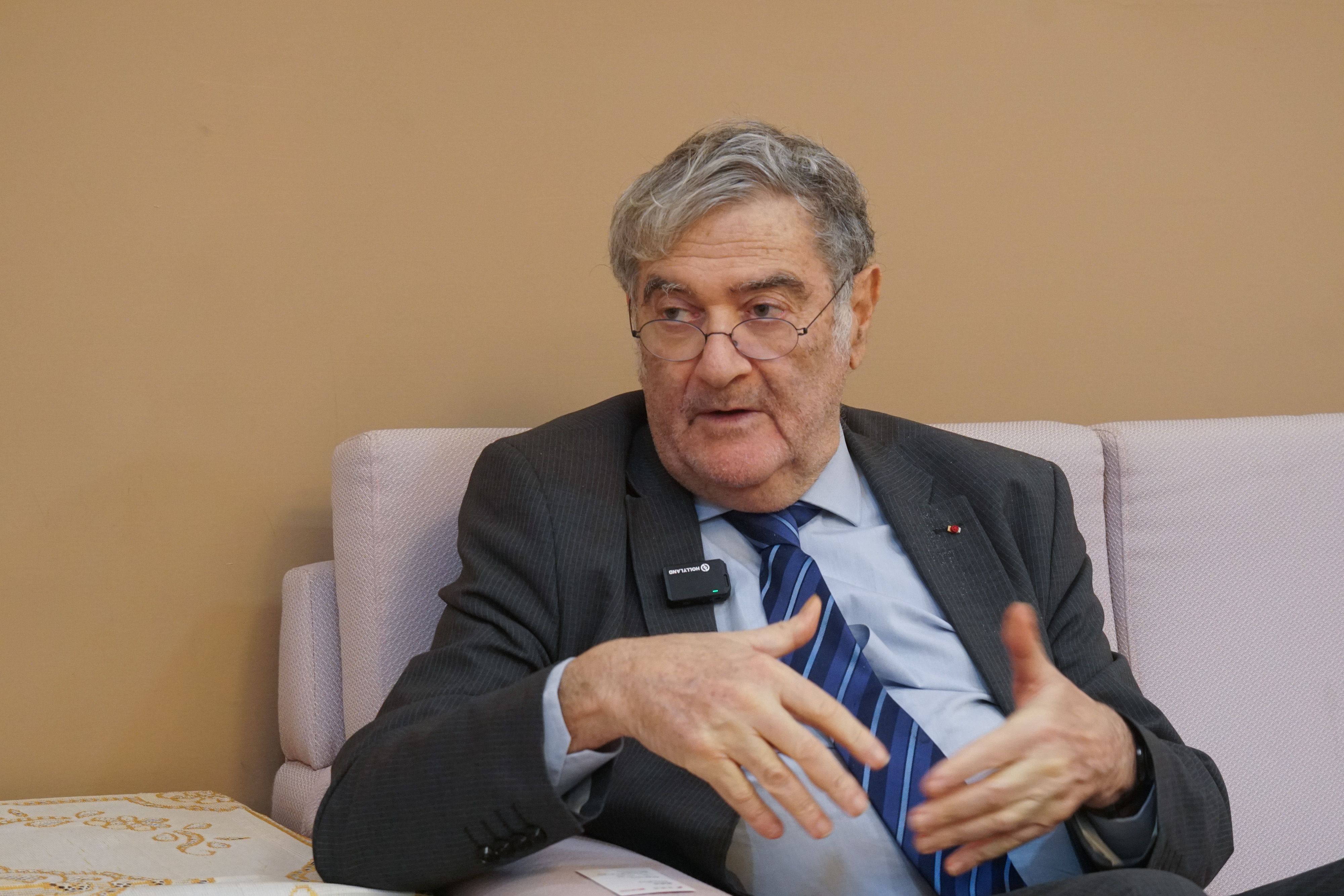 20260116-諾貝爾物理獎得主Serge Haroche專訪。(蔡親傑攝)