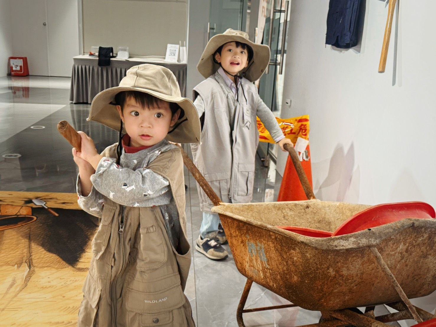 展區特別打造了超人氣的「沈浸式扮裝互動區」（圖/十三行博物館）