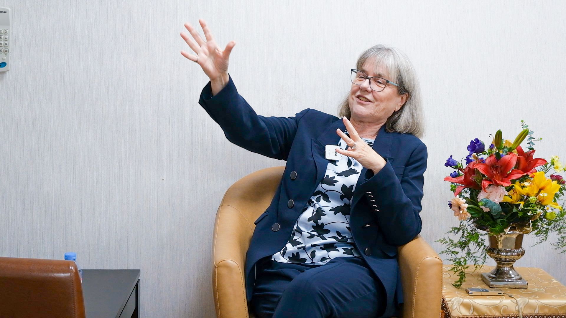 諾貝爾物理獎得主Donna Strickland（劉偉宏攝）