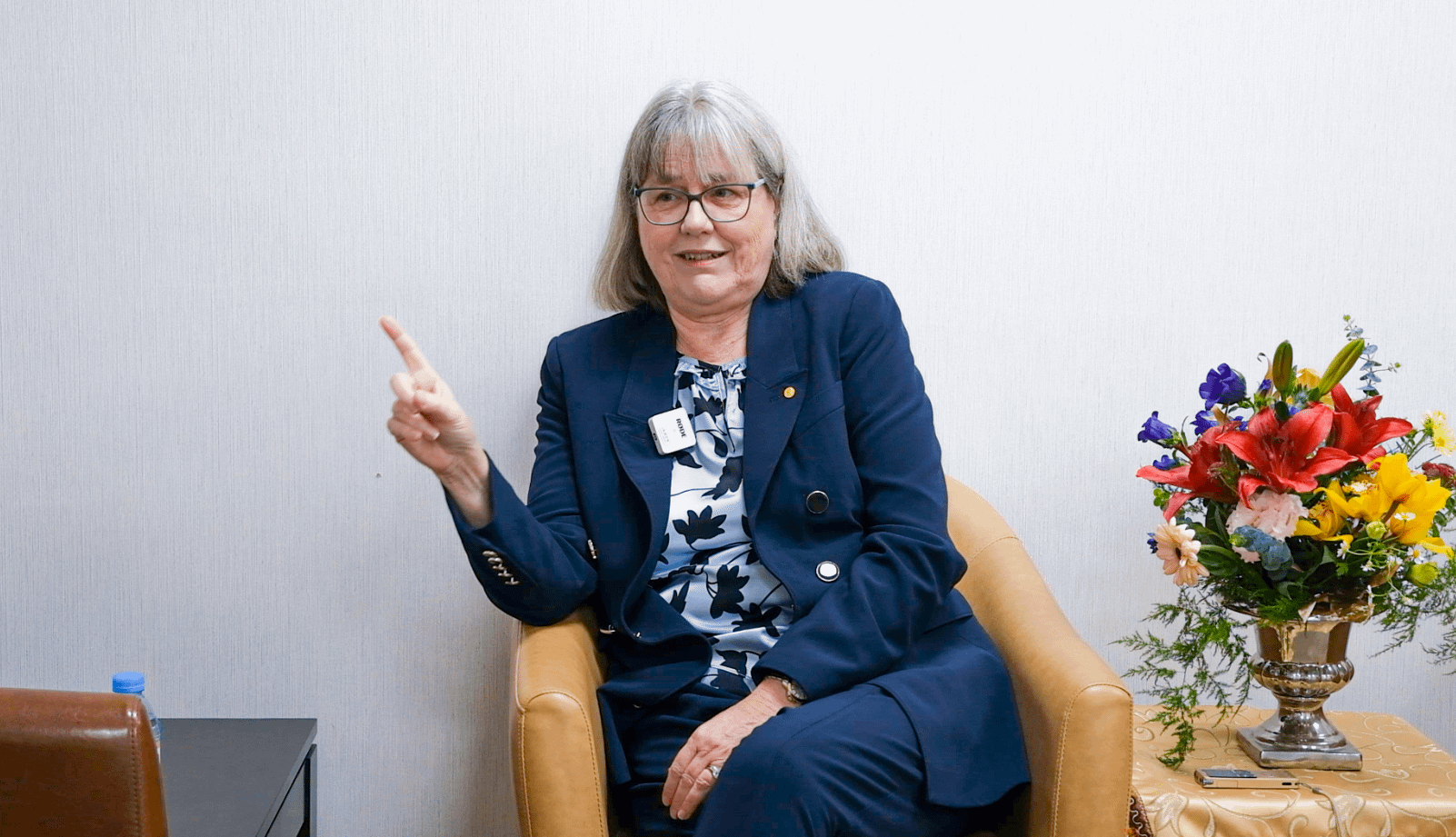 諾貝爾物理獎得主Donna Strickland。（劉偉宏攝）