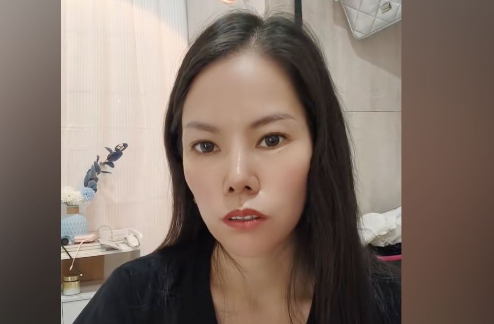 陸配關關因發表爭議言論，在台居留許可遭廢止，事後她在臉書痛陳小孩受到台獨思想教育，竟說出「大陸人很壞」。（翻攝自抖音）