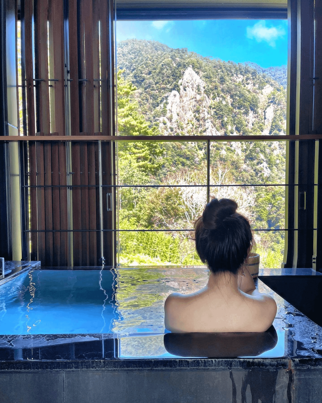 台灣溫泉飯店推薦｜台中谷關溫泉：虹夕諾雅 谷關。（圖／IG@miyamei318提供）