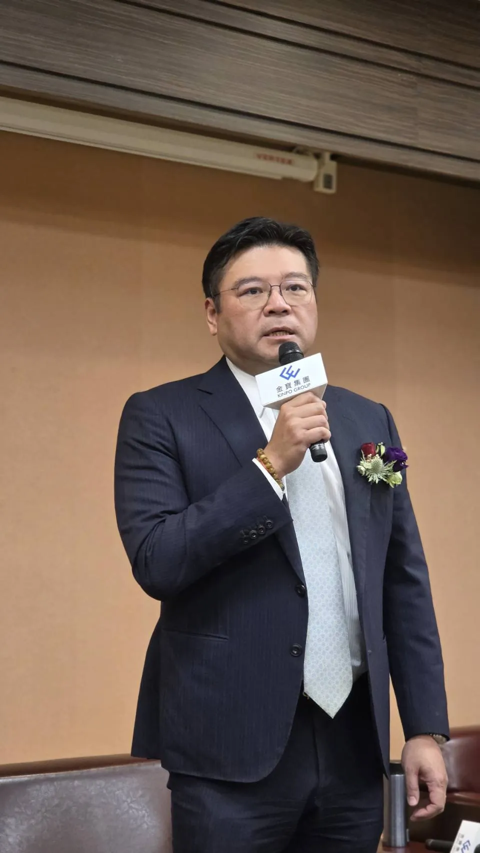 20260121-金寶集團暨康舒董事長許介立。（魏鑫陽攝）