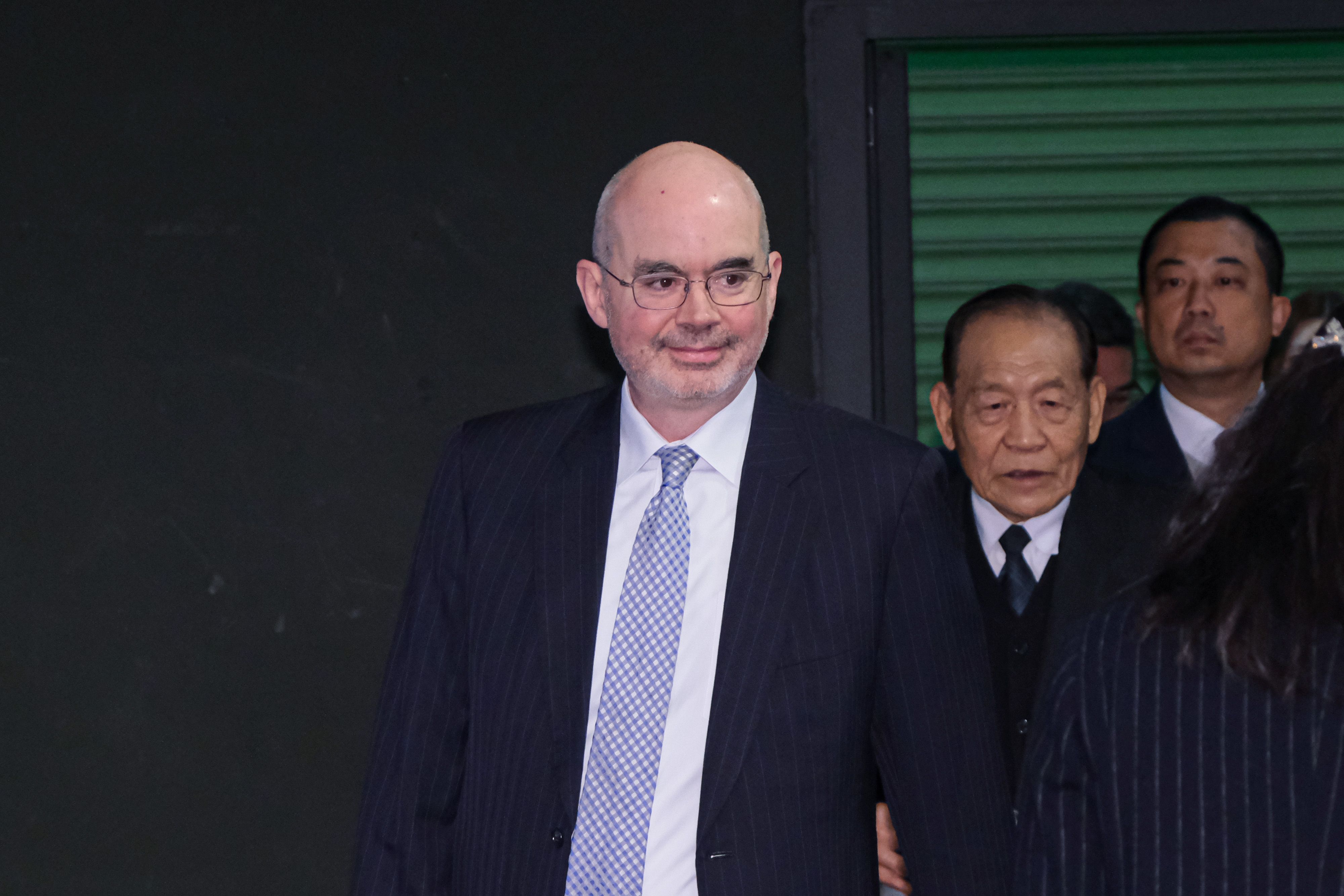 20260122-國防院22日於集思台大會議中心舉辦「強化國防投資與國家整體發展」座談會，圖為美國在台協會（AIT）處長谷立言。（劉偉宏攝）